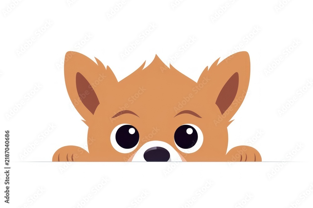 Obraz premium Dog cartoon mammal animal.