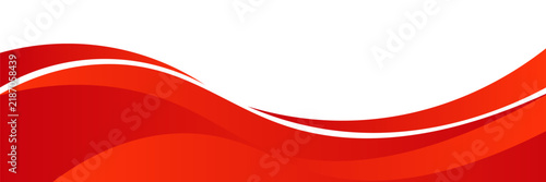 Vector red line background curve element with white space for text and message design, overlapping layers, vector