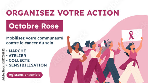 Organiser une action Octobre Rose