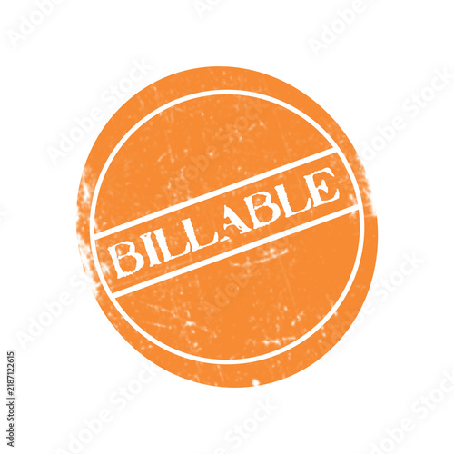 Bild auf Leinwand Orange round rubber stamp with the text br lable written in a grunge style for p