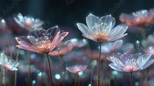 cyber_flowers, glowing_flowers, digital_flowers, futuristic_flowers