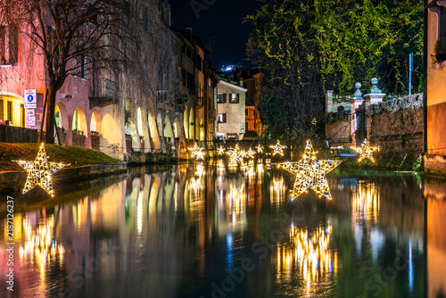 Advent and Christmas in Treviso. The magic and atmosphere brought to life by the Christmas lights.