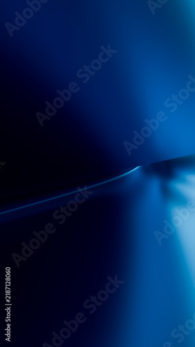 Abstract smooth blue gradient background with soft light transitions