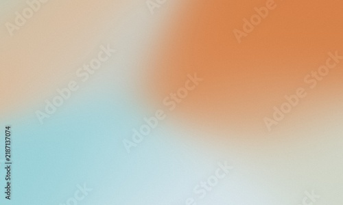 Cyan Peach and Orange Abstract Gradient Background with Soft Creamy Color Blending