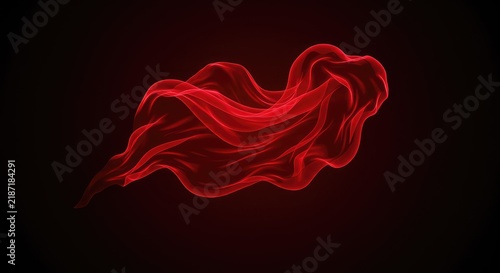 Ethereal, translucent red phantom floating ominously in darkness, evoking horror, danger, and supernatural power ,spooky ,frightening ,fantasy