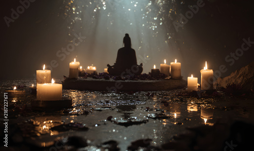 candles in the church