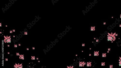 checkmark, check mark, tick, correct, yes, true, success, done, UI, interface, symbol, object, emoji, animation, motion graphics, black background, isolated, pixel art, retro, 8-bit, game asset, digit