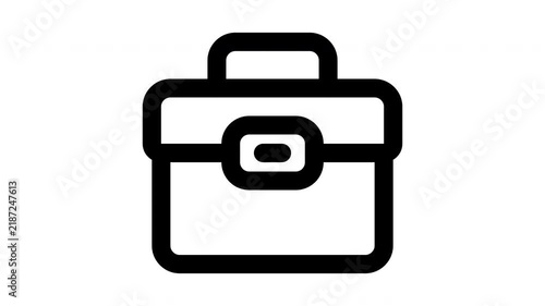 toolbox animated Line Icons Premium 4K, Modern Minimal Outline Motion Graphics Collection
