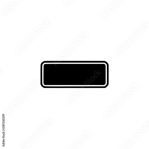 Sticker icon. Solid black glyph of a chat sticker for messaging and emoji.