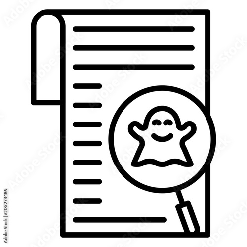 Obraz na plátne Ghost Employee Icon