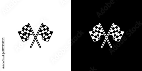 Crossed Checkered Flags