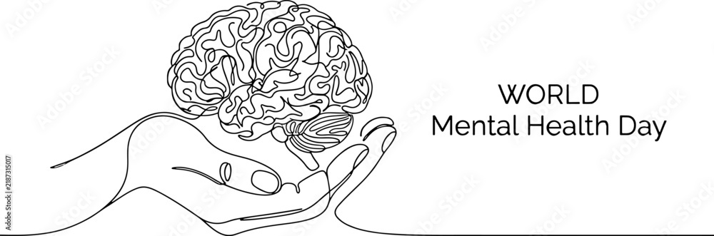 Fototapeta premium Promoting mental wellbeing a global focus on understanding support and destigmatization