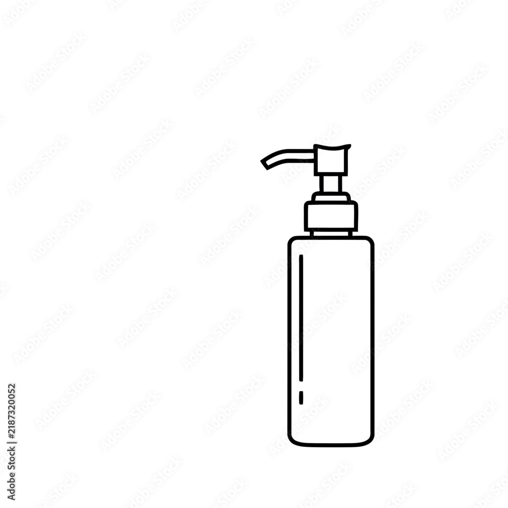 Fototapeta premium Pump bottle icon