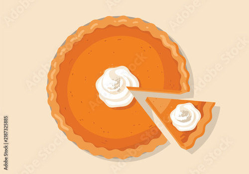 Assorted breakfast and lunch food dishes with tea, pancakes, pasta, soup, and pastries on a wooden table flat lay illustration