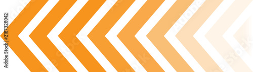 Gradient chevron arrow pattern. Abstract directional movement design. Modern forward indicator symbol on transparent background. 