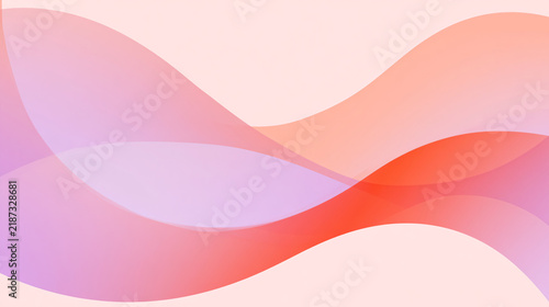 multiple overlapping translucent ombré gradients, smooth flowing intersections in pink