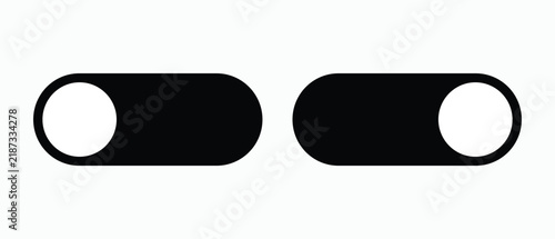 Фотография Toggle switch icon set