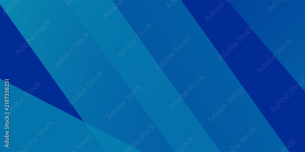 Obraz premium Blue abstract gradient shapes background. Vector illustration