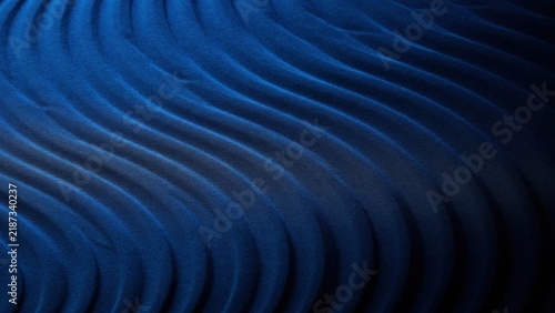 Abstract blue sand dunes background