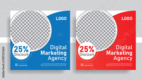 Digital Marketing Agency Social Media Post Template