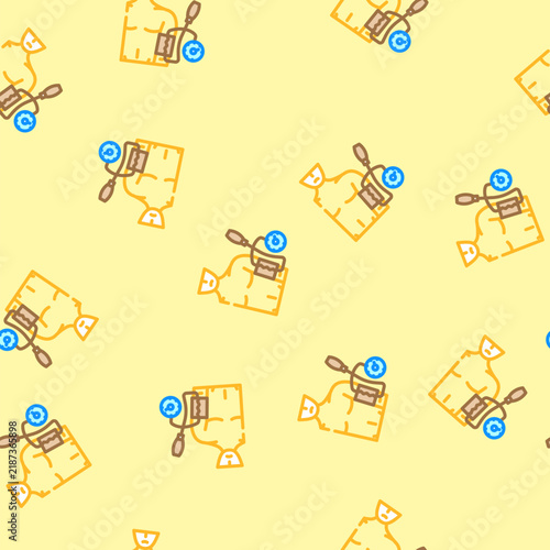 Принти на полотні high blood pressure man disease vector seamless pattern high blood pressure man