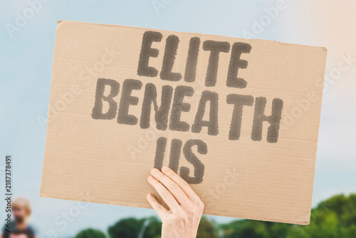 Obraz na plátně "Elite beneath us" Powerful individuals occupy underground infrastructure while surface populations face resource scarcity