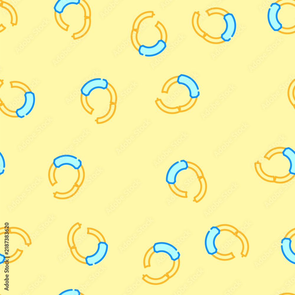 Fototapeta premium finger piercing vector seamless pattern finger piercing sign illustration