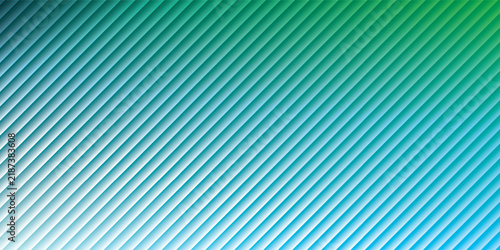 Abstract Diagonal Gradient Lines in Turquoise and Green Background