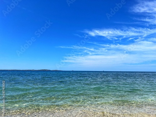 beach and blue sky
