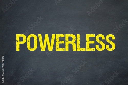 Canvastavla Powerless