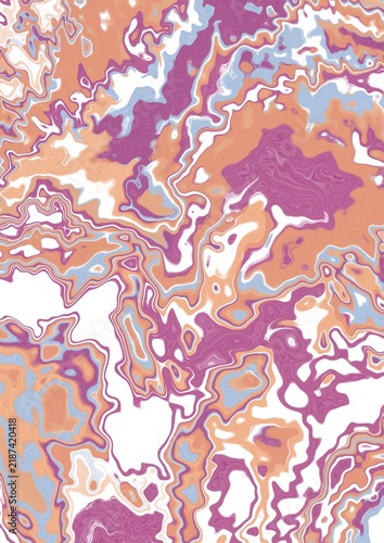 Abstract Marble Texture with Pastel Colors