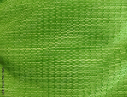 Ripstop green fabric texture