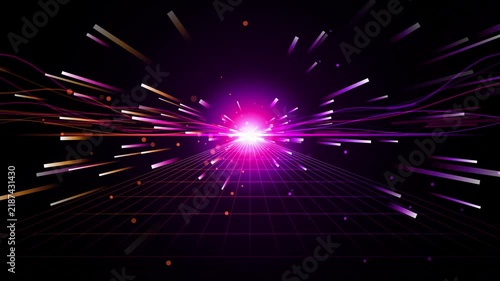 abstract background with glowing lights abstract_edit_neon_hyperspace_cyber_highway