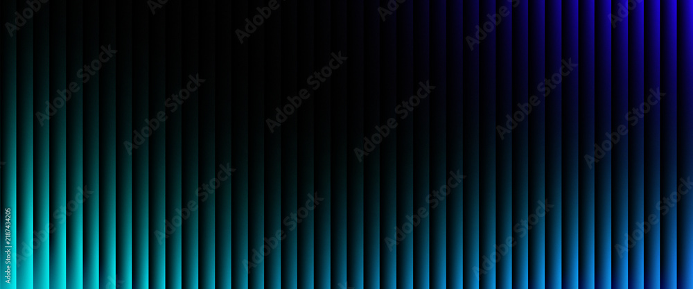 Fototapeta premium Abstract light background with colorful neon pastel fluted glass lines, premium retro holographic iridescent gradient stripe texture design