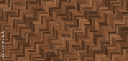 Brown Wood Plank Chevron Abstract Texture Background Repeating Geometric Pattern Polished Surface Seamless Tileable Design