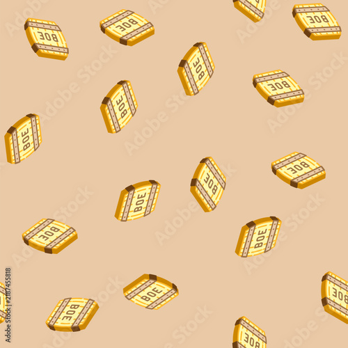 barrel of oil equivalent boe isometric seamless pattern. barrel of oil equivalent boe sign illustration