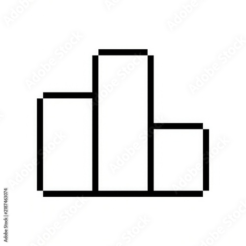 Pixel Art Podium Icon for Winners and Awards