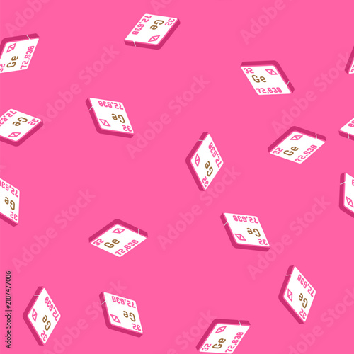 фотографія germanium chemical element isometric seamless pattern