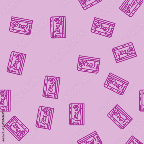 Foto aquarium pet home line seamless pattern aquarium pet home thin line illustration