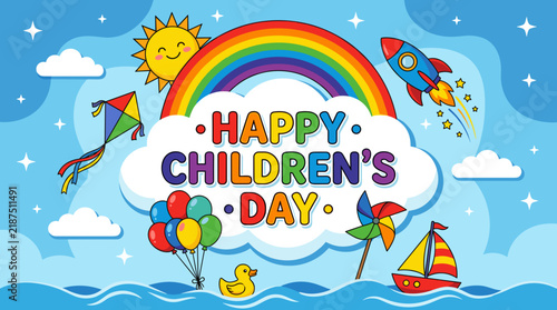 Happy Childrens Day Greeting Card