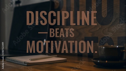 The power of discipline a visual journey into commitment and consistency for achieving personal goals and success
