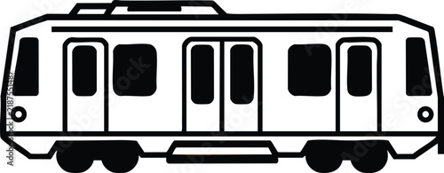 Simple Train Illustration