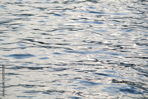abstract background with closeup view of light blue water surface