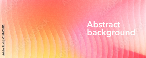 Abstract gradient background with reeded glass texture, modern summer design. Colorful pastel tones in pink, orange and yellow create a bright summer mood and modern aesthetic.
