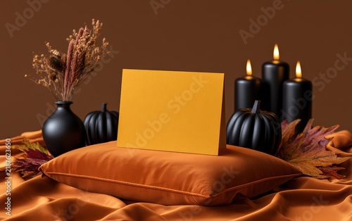Autumn Harvest Celebration with Thanksgiving Table Setting