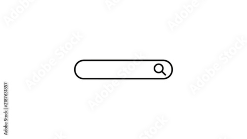 Search bar interface for web search and navigation.