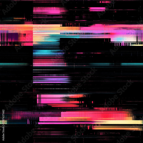 Abstract digital glitch background, vibrant pixelated texture