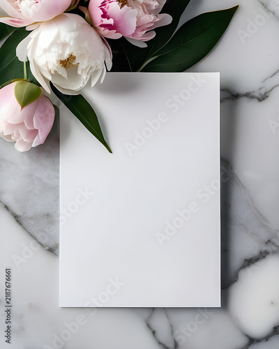 Marble texture template with pink flower background, graphic design illustration wallpaper, decorative elements pattern 