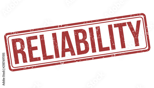 Reliability vintage rubber stamp
