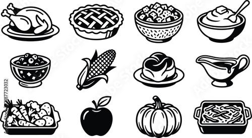 A festive thanksgiving feast exploring the traditional dishes and symbols of gratitude and family togetherness